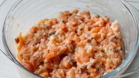 рубленые шницели из лосося