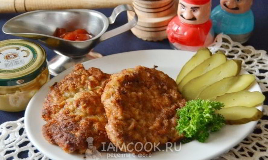 Рецепт шницель из говядины