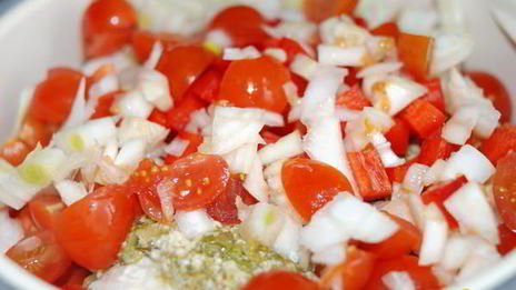 шницель из индейки с зеленью