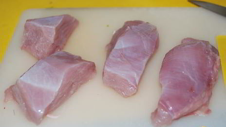 шницель из индейки с зеленью