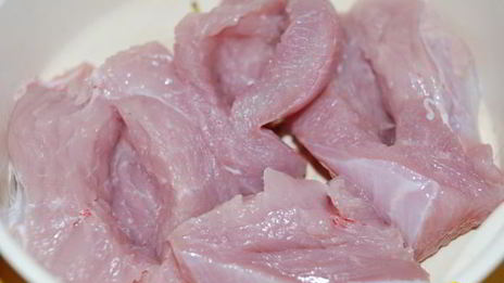 шницель из индейки с зеленью