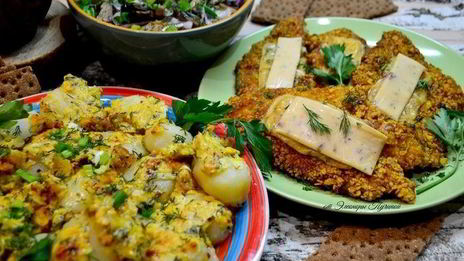 шницель из куриной грудки