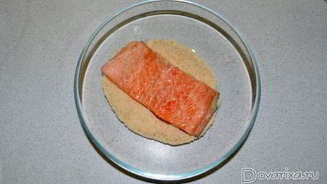 шницель из семги, лосося, форели