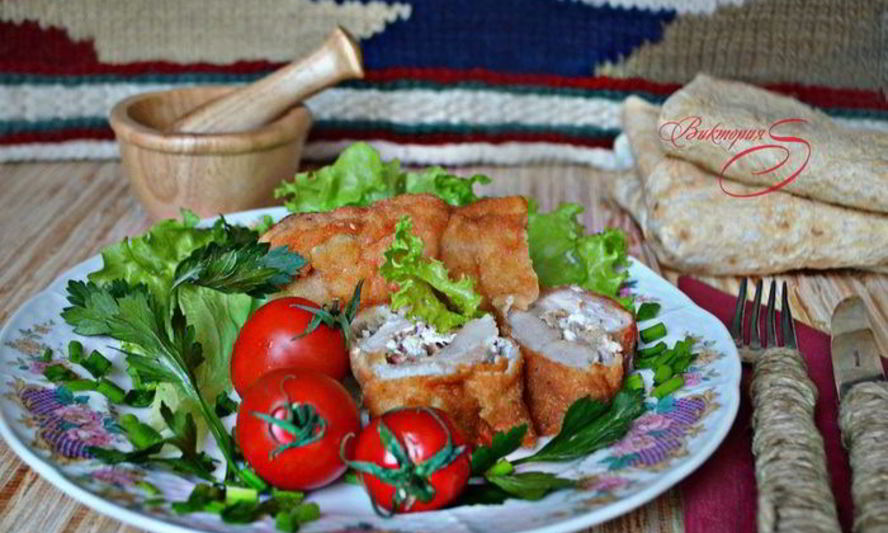 Рецепт шницель из свинины по-карагеоргиевски