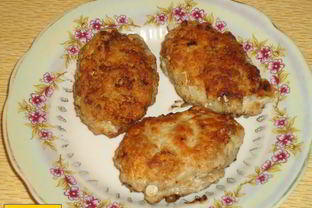 Шницель рубленый из свинины