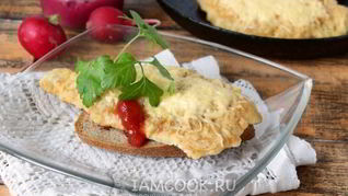 Шницель с сыром