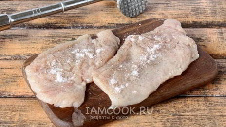 шницель с сыром