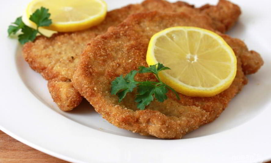 Рецепт шницель свиной