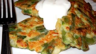 Шницель вегетарианский из стручковой фасоли