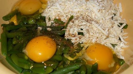 шницель вегетарианский из стручковой фасоли