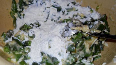 шницель вегетарианский из стручковой фасоли