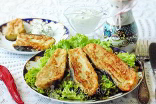 Шницели из баклажанов