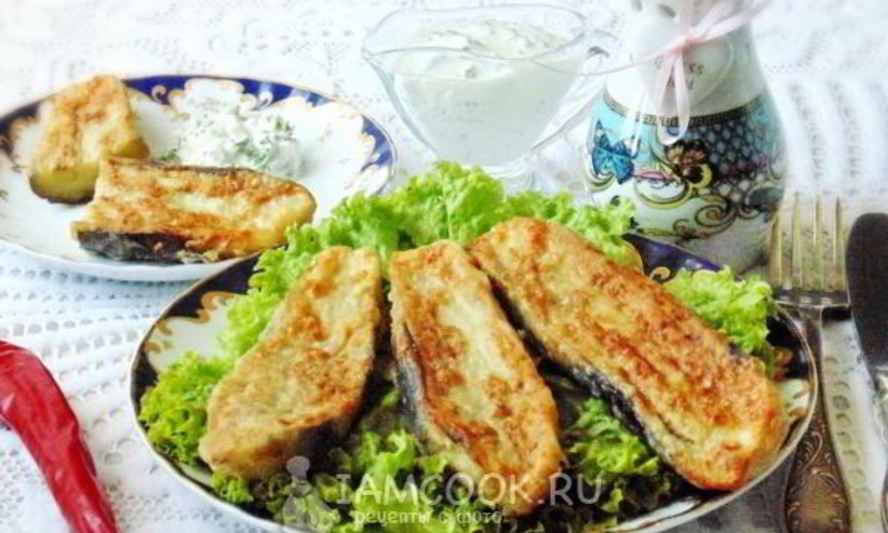 Рецепт шницели из баклажанов