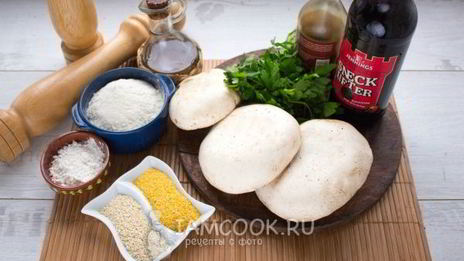 вегетарианский грибной шницель