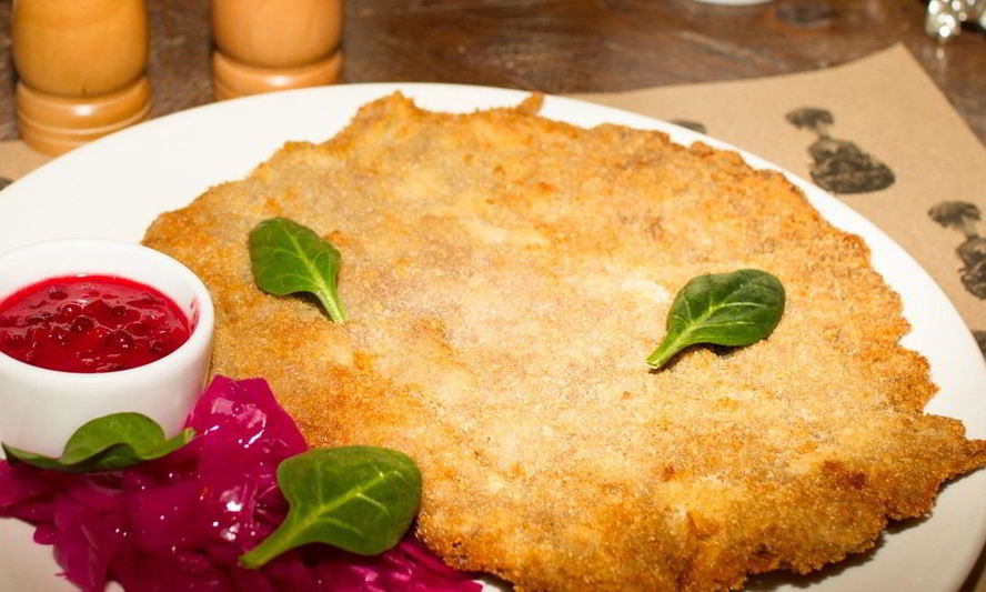 Рецепт венский шницель из парной телятины в хрустящей корочке