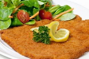 Венский шницель с лимоном