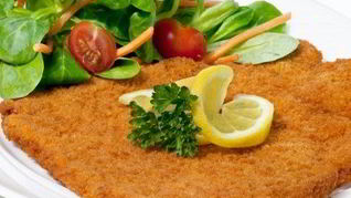 Венский шницель с лимоном