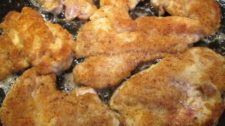 венский шницель в кляре с хреном по-русски