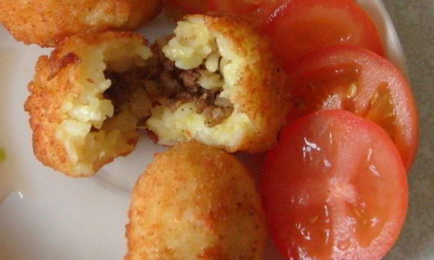 Рецепт сицилийские аранчини — рисовые шарики с фаршем