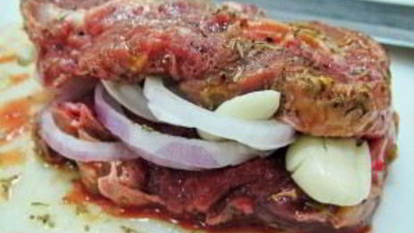 фаршированный стейк