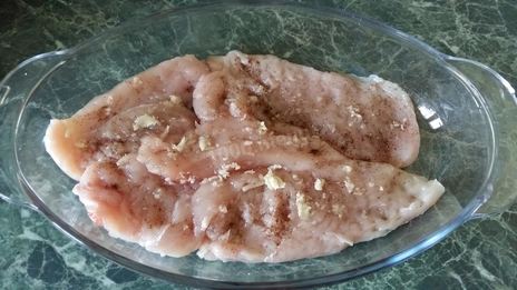 куриный стейк в духовке с овощами