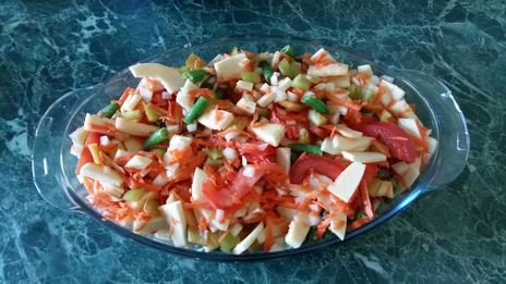 куриный стейк в духовке с овощами