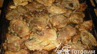 Маринованые стейки жаренные в духовке