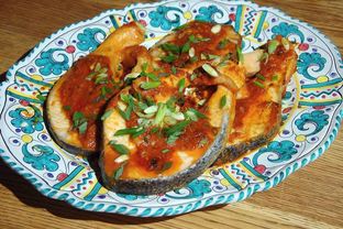 Пряные стейки из семги