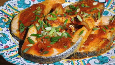 пряные стейки из семги