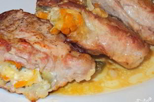 Стейк из индейки в мультиварке