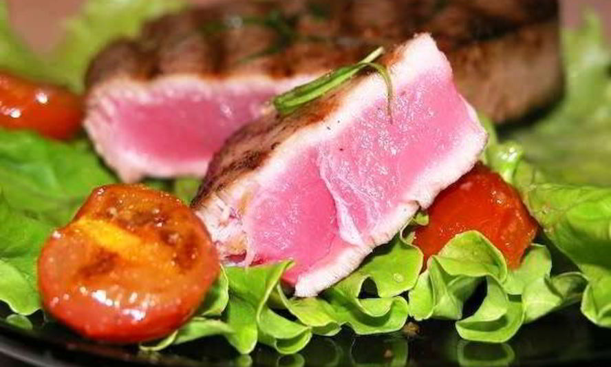 Рецепт стейк из красной рыбы