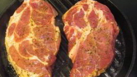 стейк из шейки свинины