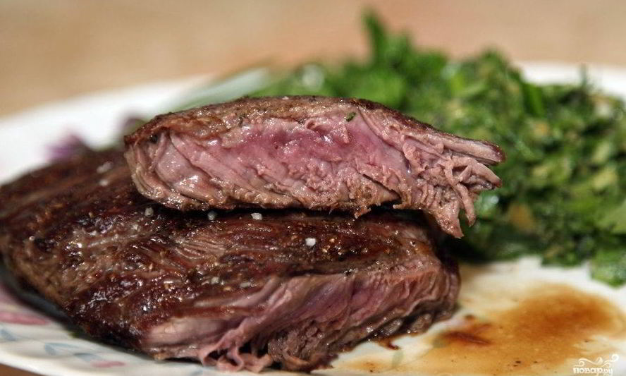 Рецепт стейк из страуса