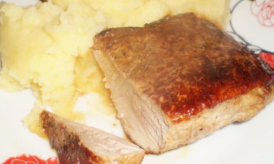 Рецепт стейк из свинины на сковороде