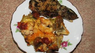 Стейк из свинины в духовке