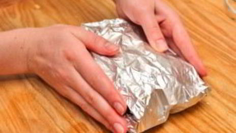 стейк лосося в фольге