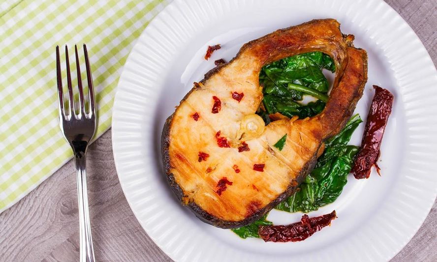 Рецепт стейк масляной рыбы на сковороде