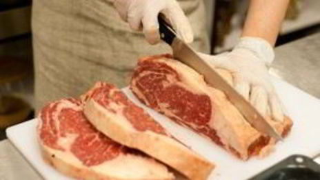 стейк на сковороде-гриль