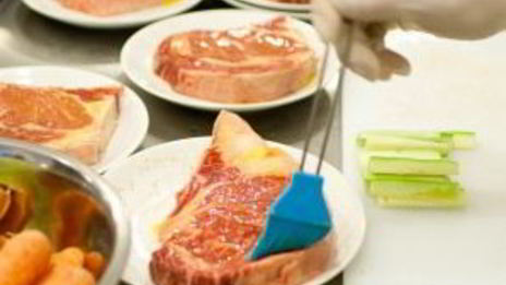 стейк на сковороде-гриль