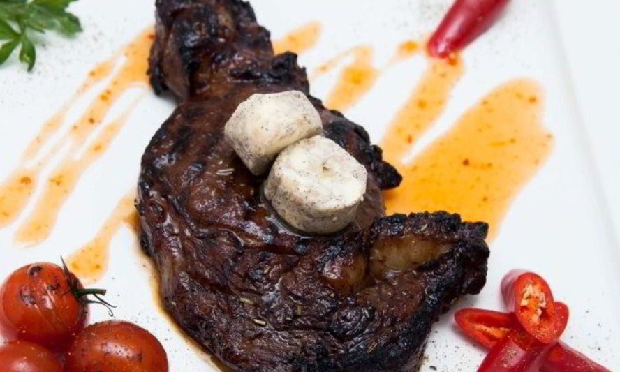 Рецепт стейк рибай с ароматным маслом