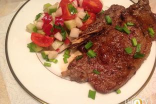 Стейк с бальзамическим соусом