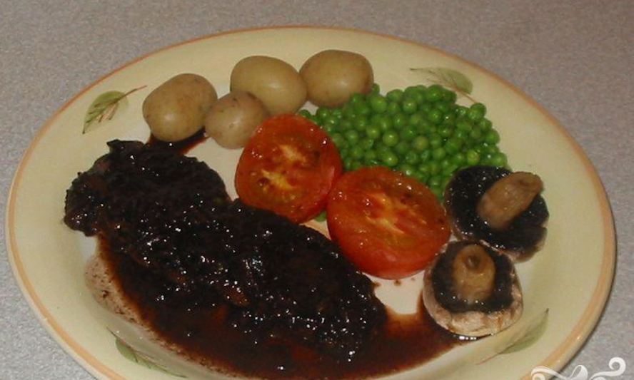 Рецепт стейк с французским соусом