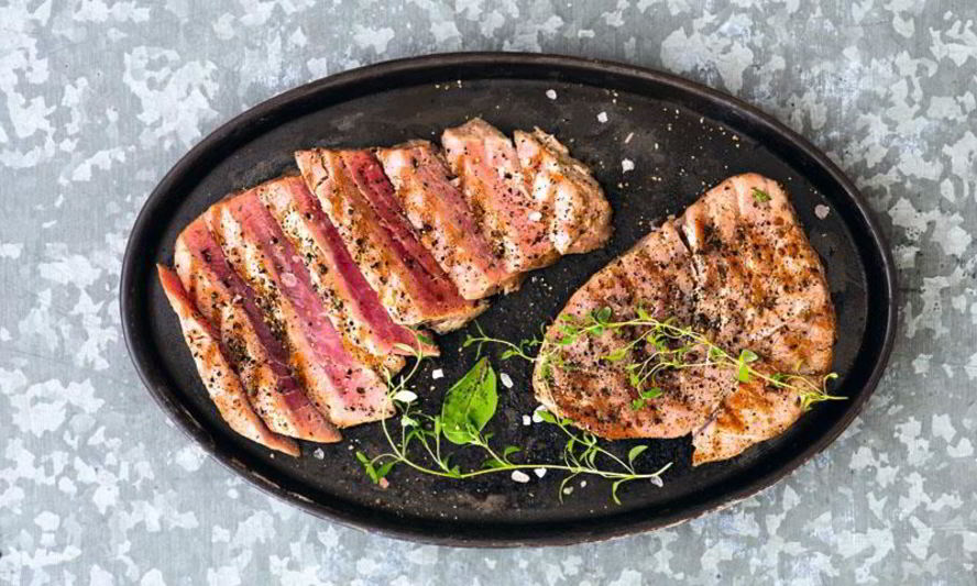 Рецепт стейки из тунца