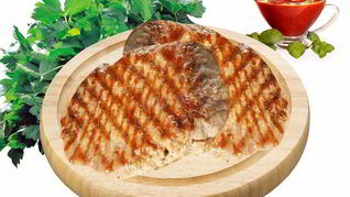 Свиной стейк в майонезном соусе