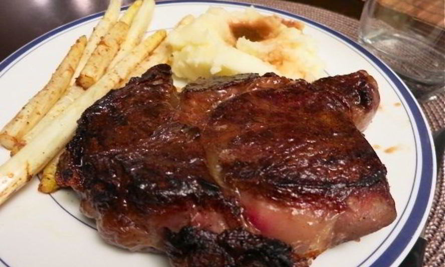 Рецепт вкусный стейк из говядины