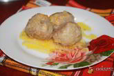 Говяжьи тефтели с жареным луком