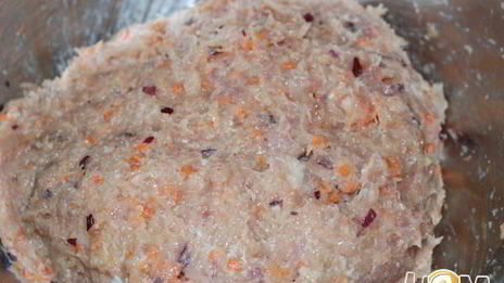 курино-свинные тефтели, запеченные в соусе