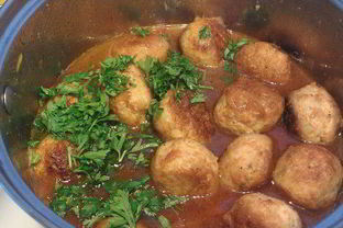 Куриные тефтели с тыквой