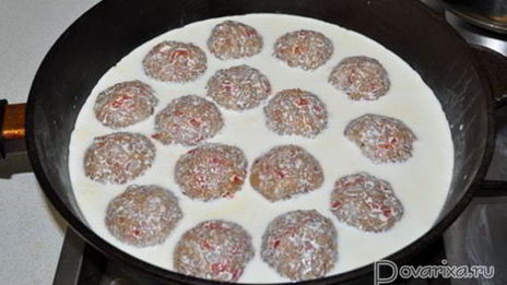 куриные тефтели со сладким перцем