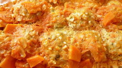 куриные тефтельки, запеченные с молодым картофелем